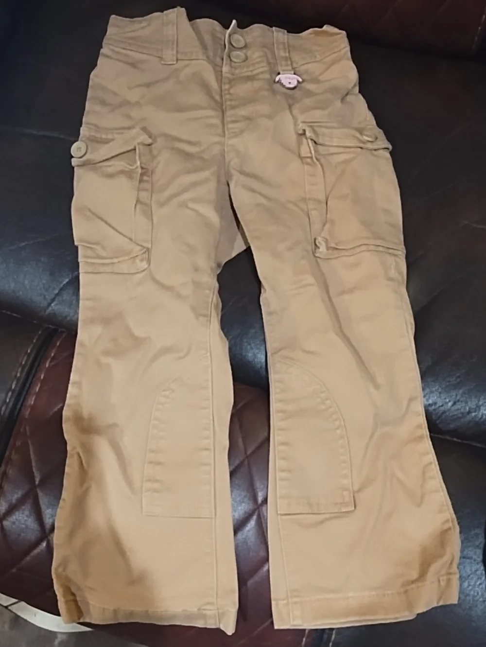 GAP Toddler Khaki Cargo Pants with Utility Pockets